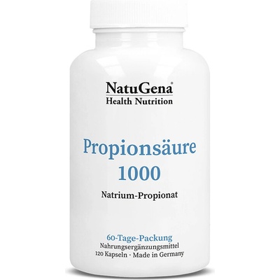 NatuGena Стомашно-чревен тракт - Пропионова киселина, 500 mg х 120 капсули (571117 (2018111) NTG)