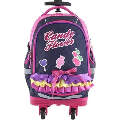 Target batoh trolley t, Candy Flower, fialová