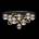 ELMARK Diamond led ТЯЛО ЗА ТАВАН 32w 3000k, ЧЕРНО+ЗЛАТО (955diamond3230cbgd)