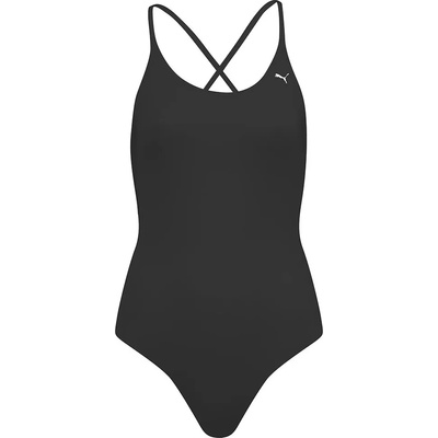 PUMA Бански костюм Puma V Neck Swimsuit - Black