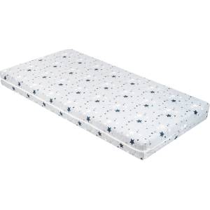 Kikkaboo Бебешки матрак Kikkaboo - Siesta, 60 х 120 х 10 cm, Stars Grey (41107030064)