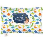 KeaBabies Детска Ергономична Възглавница 33х46см Бели Динозаври KeaBabies (KB-TDPL-HDI) - tary