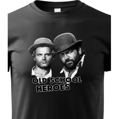 Dětské tričko Bud Spencer a Terence Hill ČernáCanvas Dětské tričko Bezvatriko.cz 0818