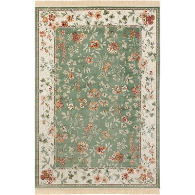 Hanse Home Килим от вискоза в зелено и кремаво 195x300 cm Oriental - Nouristan (104374-195x300)