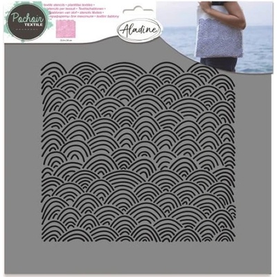 Aladine šablona 28 x 28 cm mořské vlny