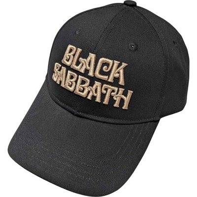 Black Sabbath Text Logo Шапка с козирка Black (BSCAP04B)