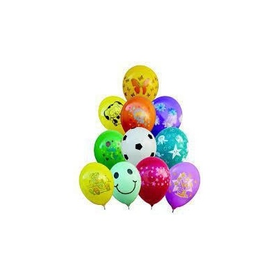 Gemar Balónik s potlačou 26 cm 10 pastel