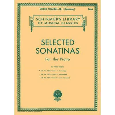 Selected Sonatinas - Book 1: Elementary: Easy Piano Solo
