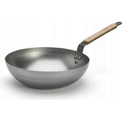 Pánev Wok de Buyer Mineral B 28 cm ocel 3 L indukce Francie