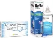 Johnson & Johnson Acuvue Oasys (6 лещи) + ReNu MultiPlus 360 ml с кутия