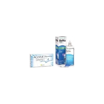 Johnson & Johnson Acuvue Oasys (6 лещи) + ReNu MultiPlus 360 ml с кутия