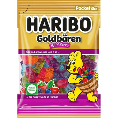 Haribo goldbaren wild berry 80 g