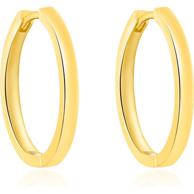 Agato Pozlátené kruhové náušnice AGT-E251K-GOLD