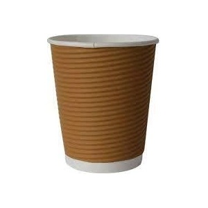  Картонени чаши 8oz двустенни Ф80 , RW КРАФТ (pl-397172)
