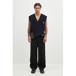 AMBUSH Вълнен елек Repair Stitch V Neck Vest (BMHZ002F24KNI0014628)