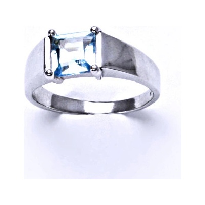 Čištín stříbrný přírodní topaz sky T 1404