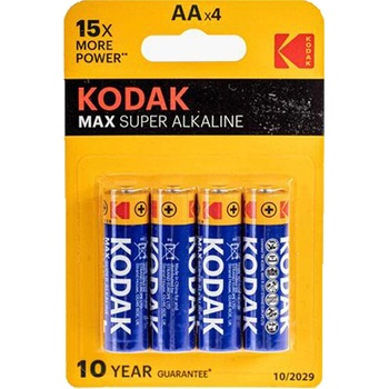 Kodak Alkaline Max AA 4ks 887930952865