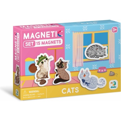 DoDo Magnety Kočky 15ks