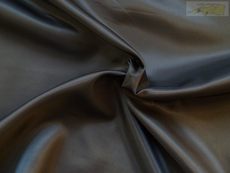 polyesterová podšívka černá
