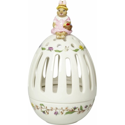 Villeroy & Boch Bunny Tales svietnik na čajovú sviečku v tvare veľkonočného vajíčka, Anna 14-8662-3983