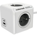 Cubenest PowerCube Extended USB PD 20W, USB, USB-C, 4x zásuvka, 1,5m PC420GY sivý/biely