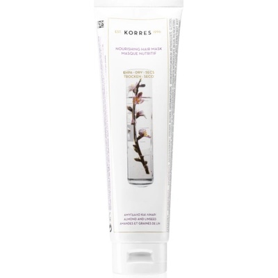 KORRES Almond & Linseed подхранваща маска за суха и увредена коса 125ml