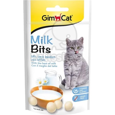 GimCat Milk Bits - Вкусна млечна храна за котки 40 г