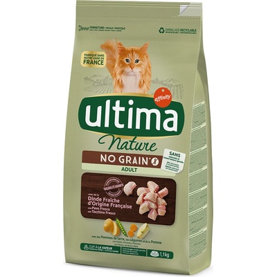 Ultima Cat Nature No Grain Adult s krocanem 1,1 kg