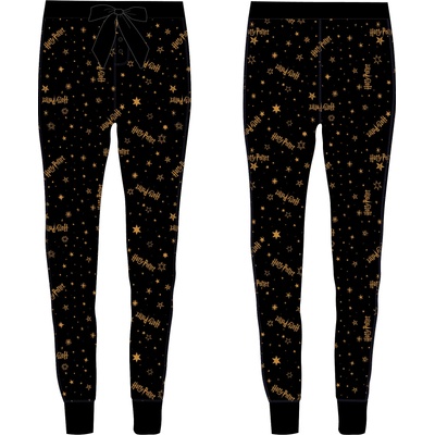 EPlus Дамско долнище на пижама Хари Потър, черно Размер - Възрастни: M