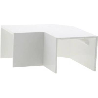 Malpro Ukončovací profil biely plochý uhol 30x25 mm
