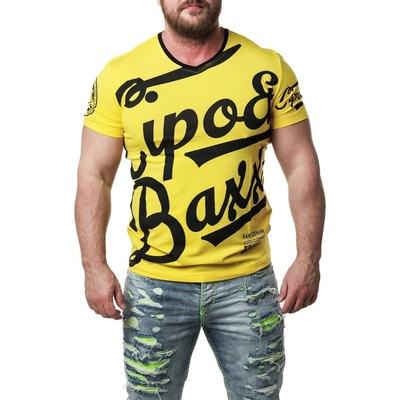 Cipo & Baxx pánske tričko CT635 yellow