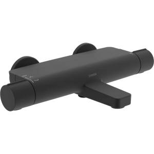 Hansa Optima - Термостатичен смесител за вана, матово черно 6513220133 (6513220133)