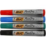 BIC Маркер перманентен bic 2000 4 цвята
