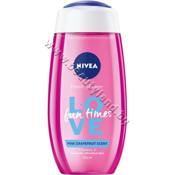 Nivea Душ гел Nivea Love Fun Times, p/n NI-81045 - Душ гел с витамин C и аромат на розов грейпфрут (NI-81045)