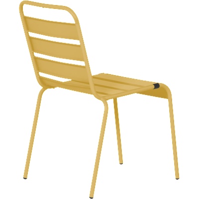 Carmen Метален градински стол muri - жълт (3535123)