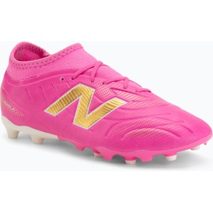 New Balance Детски футболни обувки New Balance Tekela Team V5 pink heat/metallic gold/pink satin