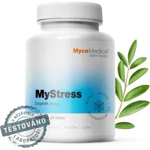 MycoMedica - MyStress, подпомагане на стреса, 90 билкови капсули