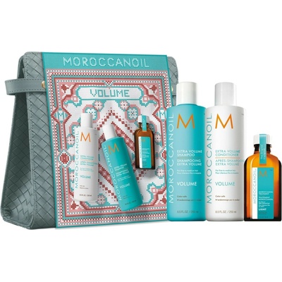 Moroccanoil Volume šampon 250 ml + kondicionér 250 ml + olej light 50 ml + dárková sada