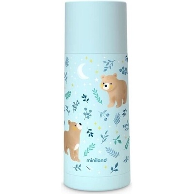 Miniland Explorer detská nerezová termoska Dreamland 350 ml medvedíky