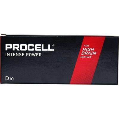 Duracell Батерия алкална индустриална LR20 D 10pk опаковка INTENSE PROCELL /цена за 10 бр. / (PROCELL-LR20-10PK-INT)