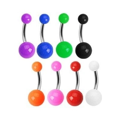 Šperky4U piercing do pupíku titan TIT1002-R