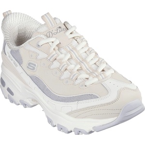 Skechers Маратонки Skechers Women's D Lites Smooth Nostalgia Low-Top Trainers - Grey/Natural