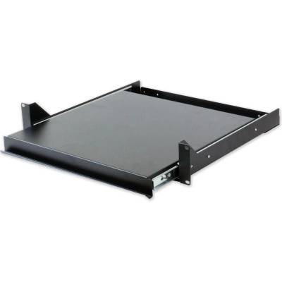 TECHLY I-CASE TRAY-5-BK 2U 400mm 19" рафт за изтегляне черен (I-CASE TRAY-5-BK)
