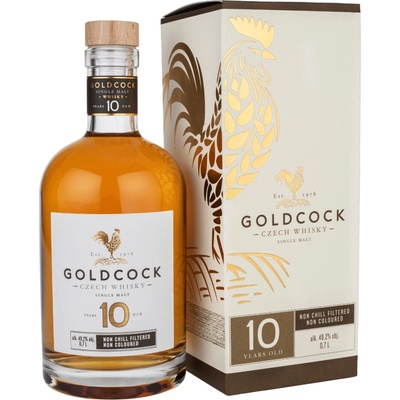 Goldcock Single Malt 10y 49,2% 0,7 l (čistá fľaša)
