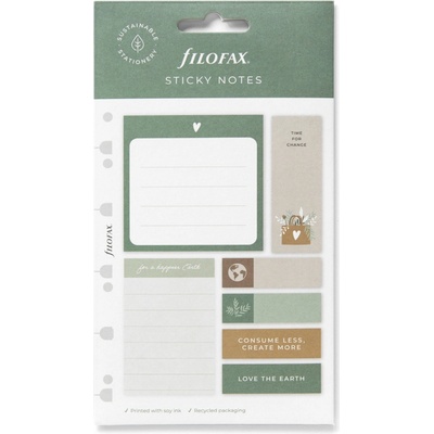 Filofax, náplň Multi, lepicí bločky Eco Essentials, Os/A5