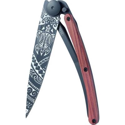 Deejo 1GB139 Tattoo BLACK Ultraľahký so rúčkou z exotickej dreviny coralwood