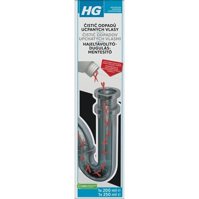 HG čistič odpadov upchaných vlasy 450 ml
