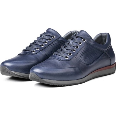 Ducavelli Мъжки обувки от естествена кожа - Тъмносини #316883 (316883_Тъмносин)