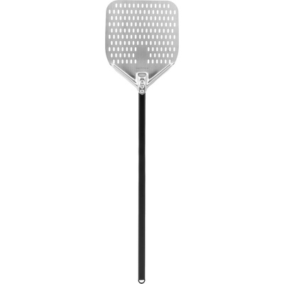 TECHNICA Perforovaná lopata na pizzu z nerezové oceli s hliníkovou úchytem, čtvercová, 310x355x1200 mm | TECHNICA, Pizza Line