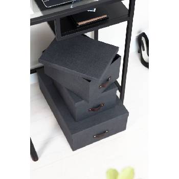 Bigso Box of Sweden Комплект кутии за съхранение Inge (3 броя) (8113C6849LEA648)